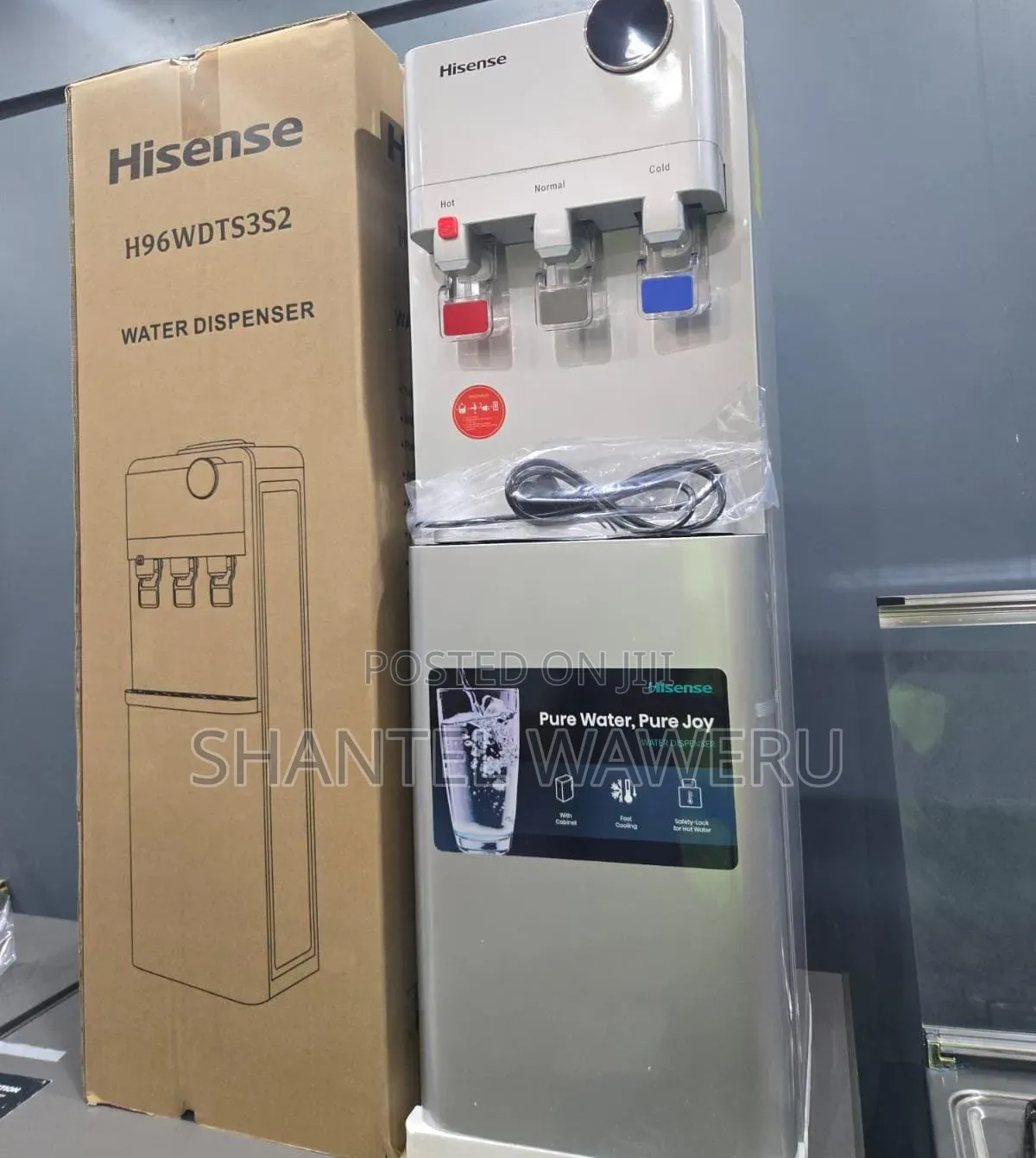 Hisense Water Dispenser Hot Cold and Normal With Compressor