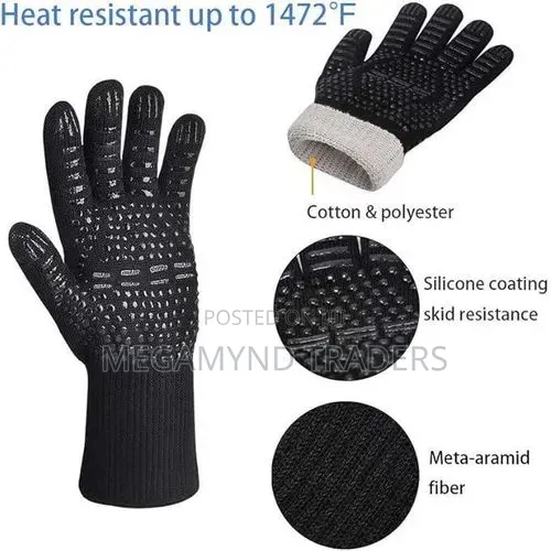 Barbecue Gloves Extremely Heat Resistant / Oven Glove