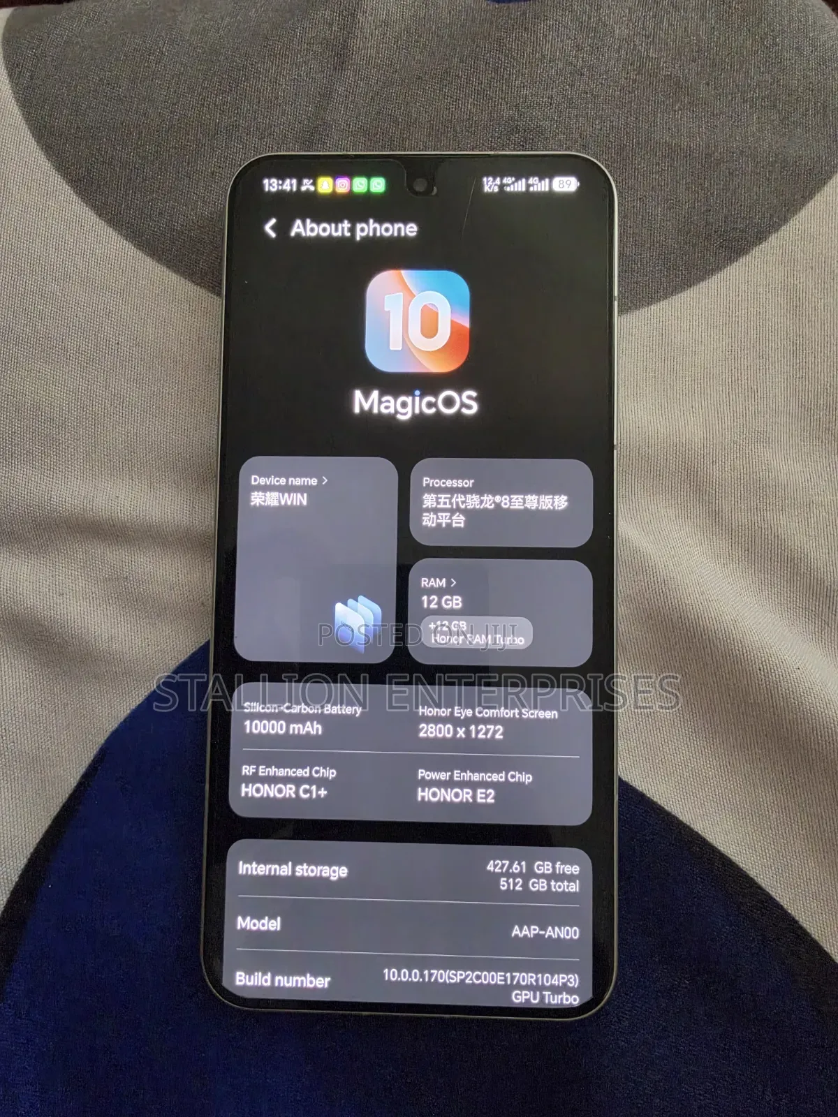 Honor Win RT 512 GB White