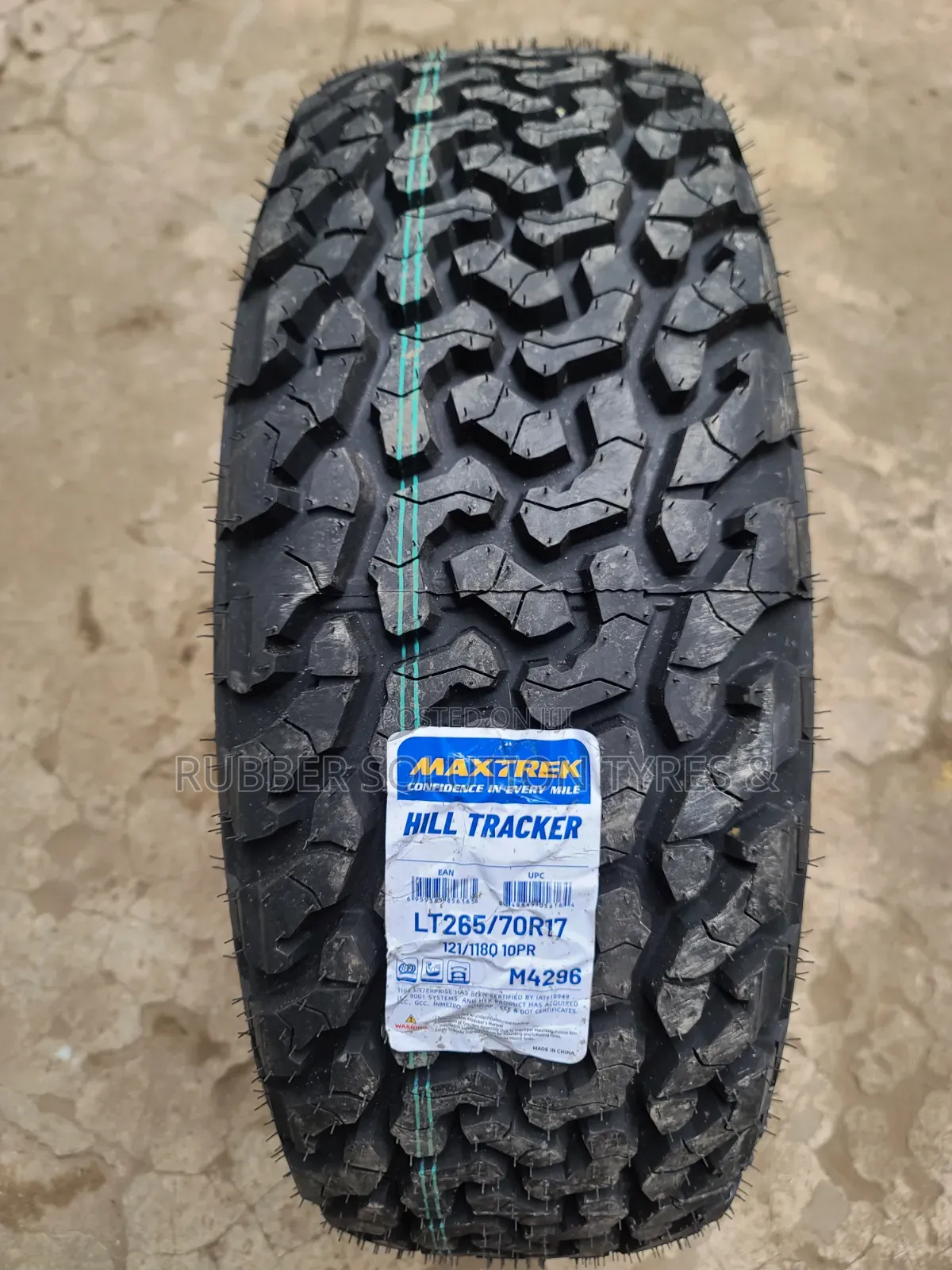 265 /70 R17 Maxtrek Tyres Hill Tracker Lt10pr All-Terrain