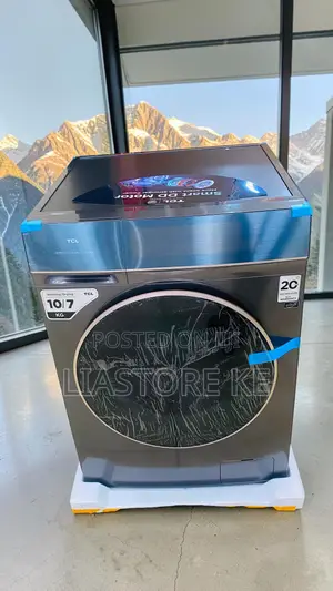 TCL 10/7kg Automatic Washer Dryer – Front Load