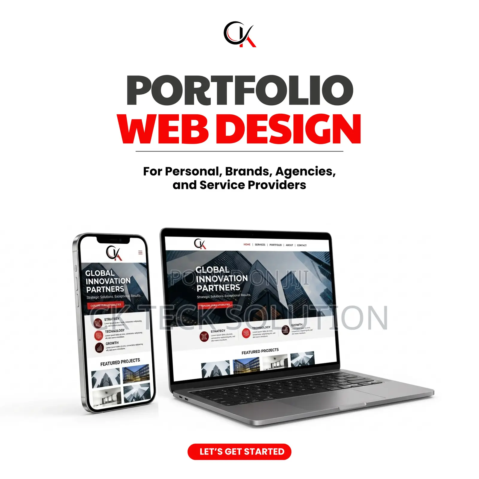 Professional Portfolio Web Design