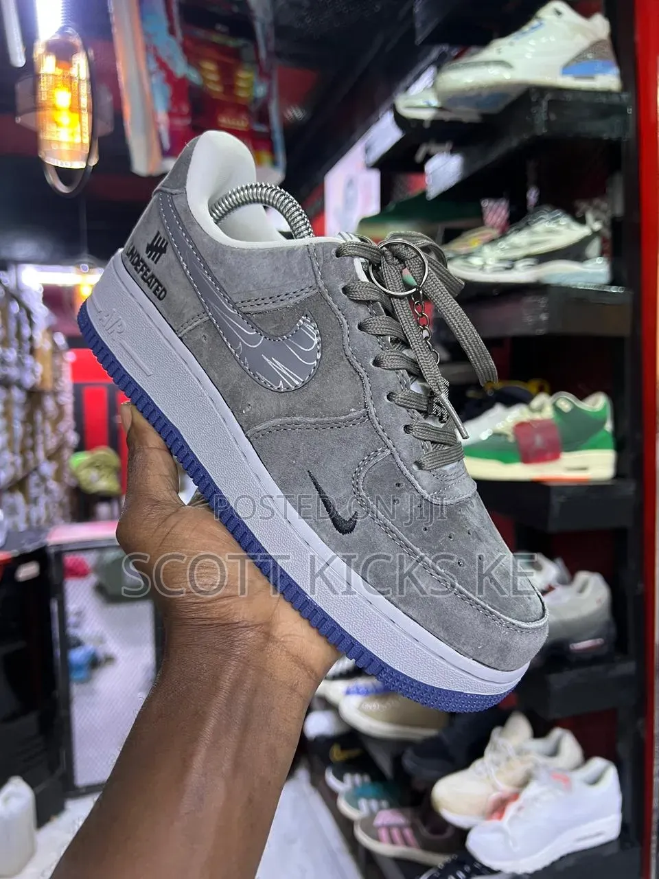 Nike Air Force 1 Low X Undefeated "Wolf Grey"