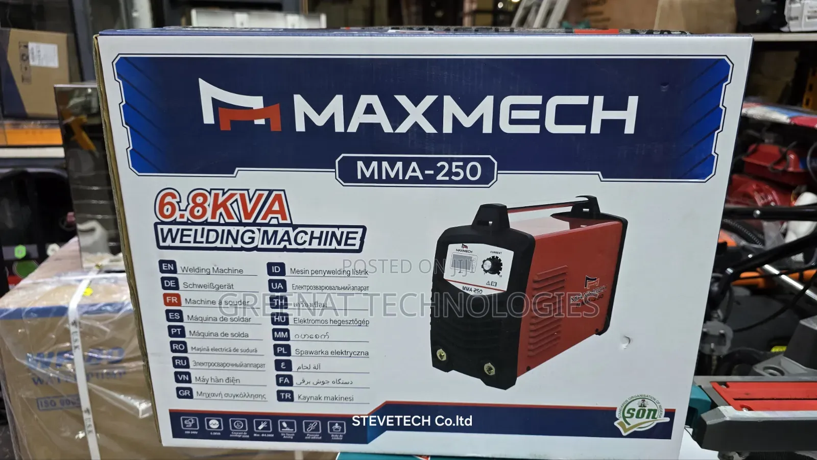 Maxmech MMA-250 6.8KVA Welding Machine Kenya