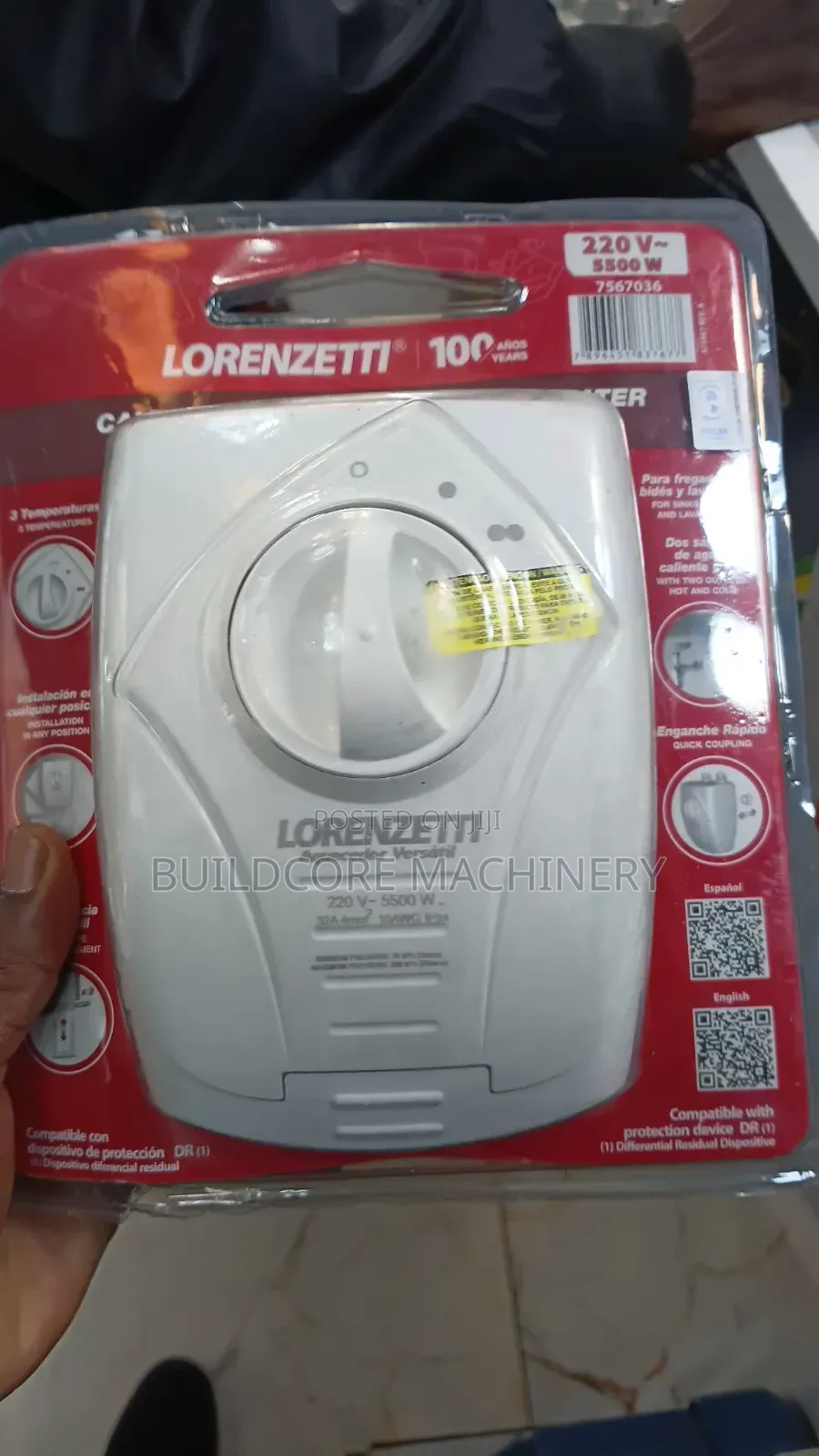 Lorenzetti Versatil Instant Undersink Heater