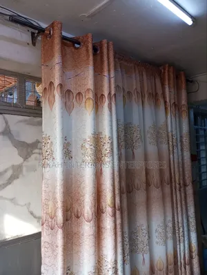 Chocolate Brown Floral Curtains