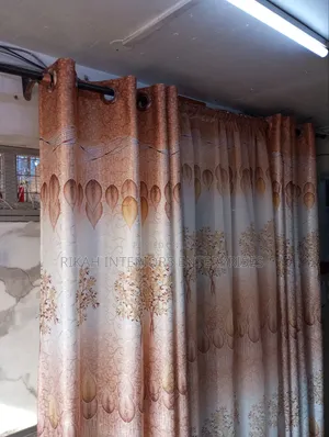 Chocolate Brown Floral Curtains