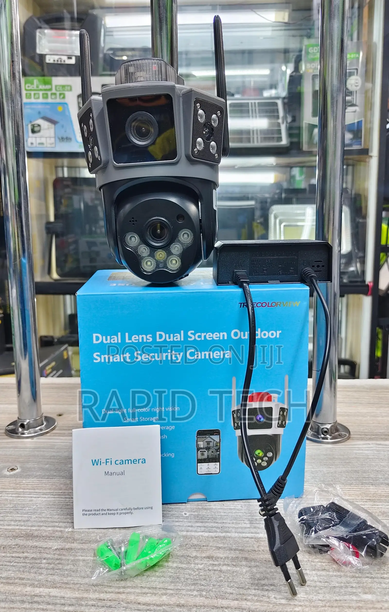 Smart Wifi Camera Three Lens
