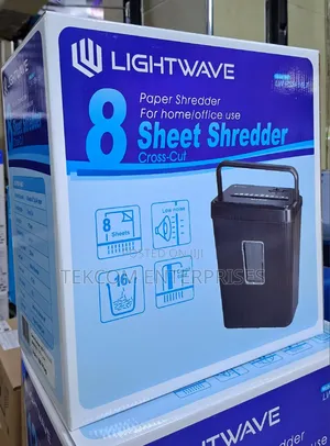 Lightwave Paper Shredder 8 Sheets Cross Cut PSH-16lt