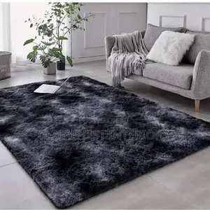 Hand Washable 5 by 8 Brown and Grey Carpets