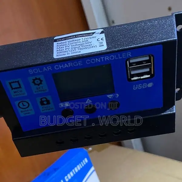 30A PWM Solar Panel Battery Charger Controller