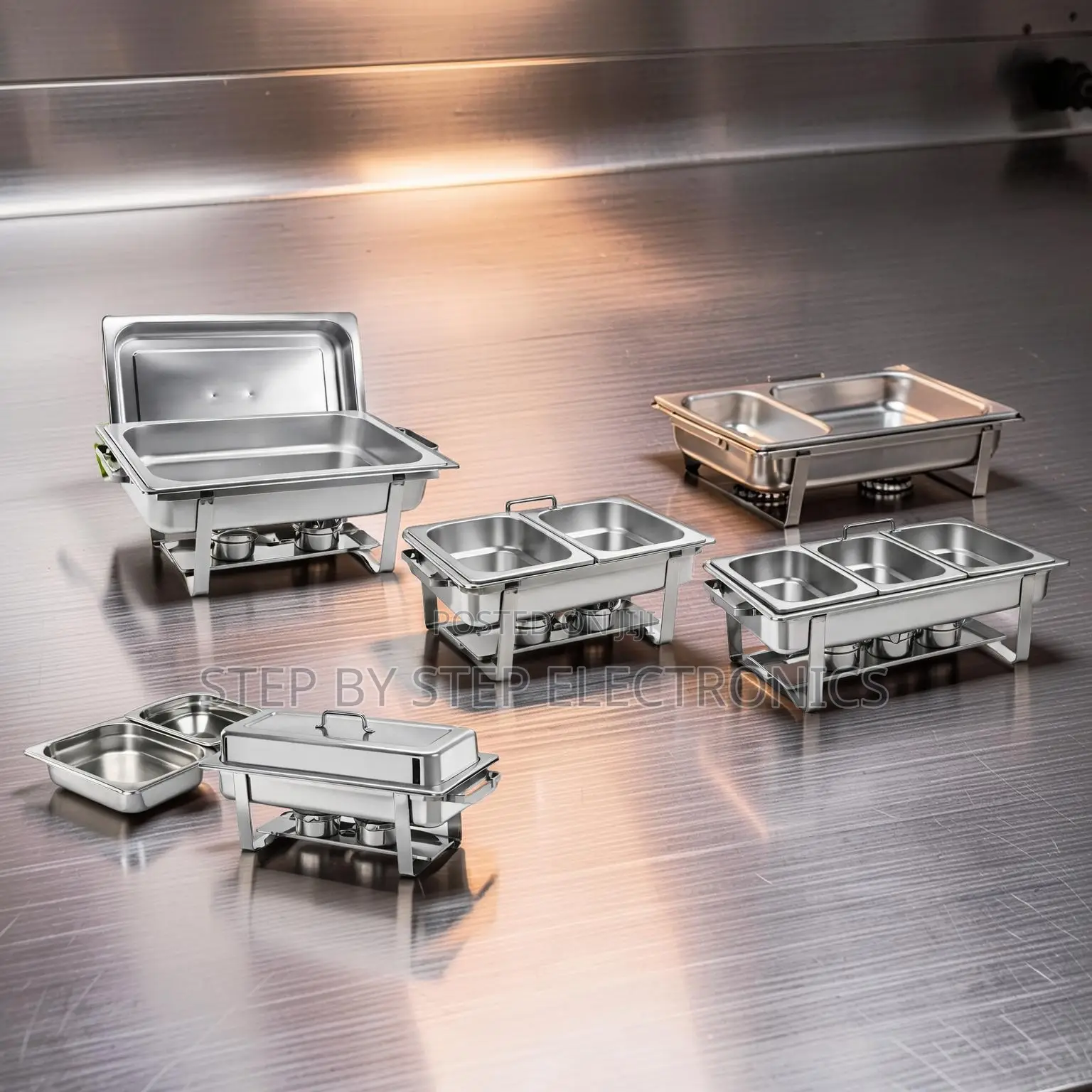 Wholesale Prices Durable Build 11L Stainless Steel Triple Chafing Dish