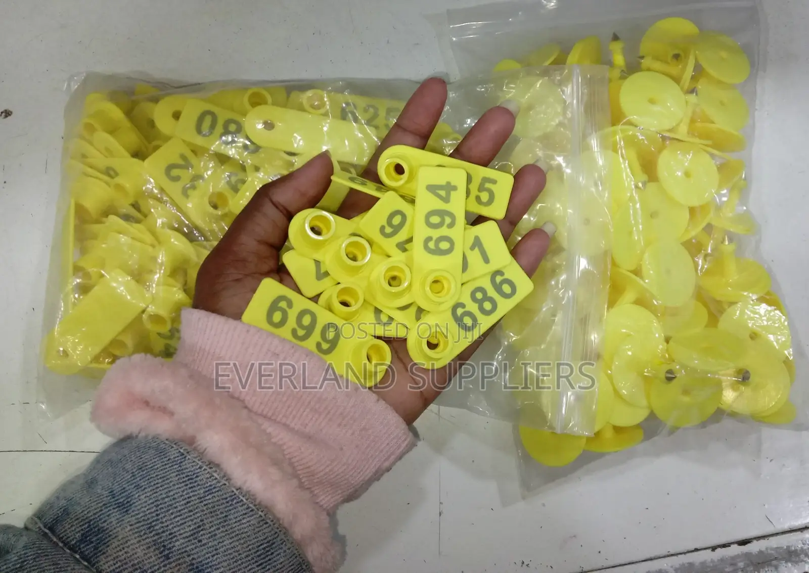 Laser Printed Numbered Slim Ear Tags