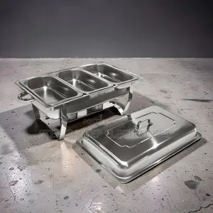 Wholesale Prices Food Serving 11L Stainless Steel Triple Chafing Dish