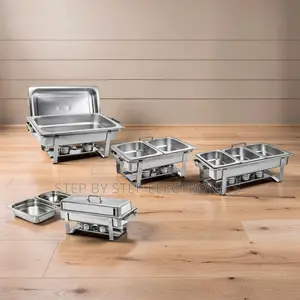 Wholesale Prices Catering Use 11L Stainless Steel Triple Chafing Dish