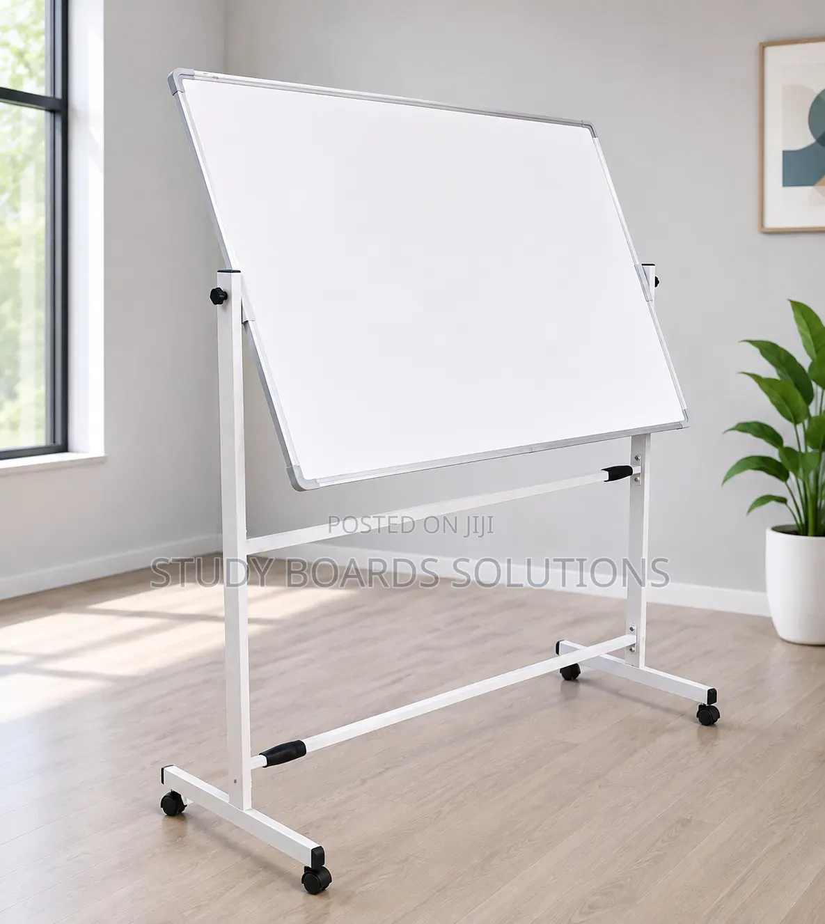 4ftx3ft Rotatable Magnetic Whiteboard–Convenient, Portable Practical