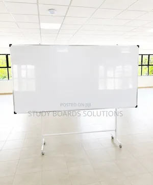 Large 8ftx4ft Magnetic Whiteboard on Wheels – Flexible Writing