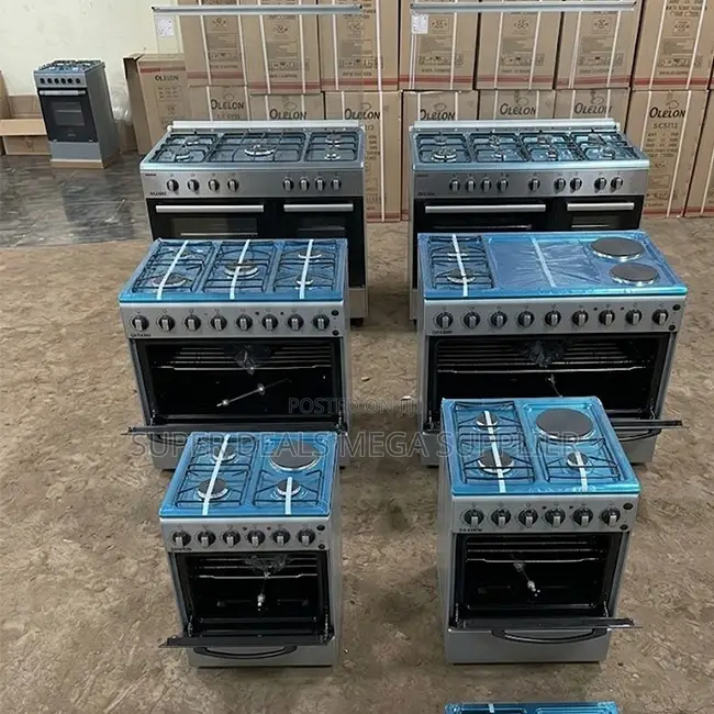 Bulk Prices Oven Light 3 Gas Burners +1 Electric Free Standing Cookers