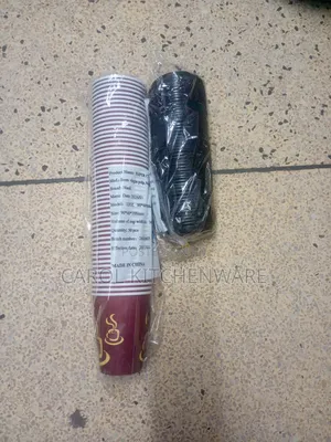 50 PCs Disposable Paper Cup / Disposable Coffee Paper Cup