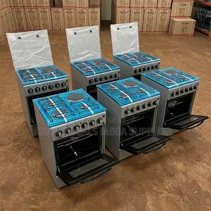 Bulk Prices Glass Lid 3 Gas Burners +1 Electric Free Standing Cookers