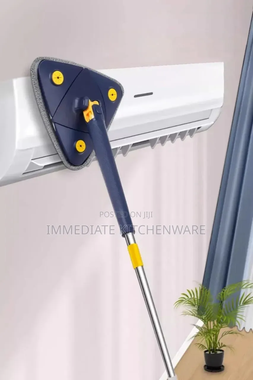 *Triangle Mop 360 Rotatable Extendable Adjustable Cleaning Mop