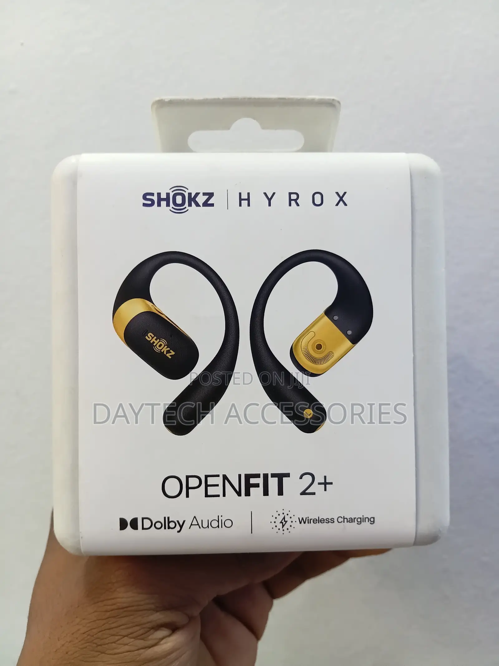 Shokz OpenFit 2+ Open-Ear Wireless Earbuds Dolby Audio, Secure Fit
