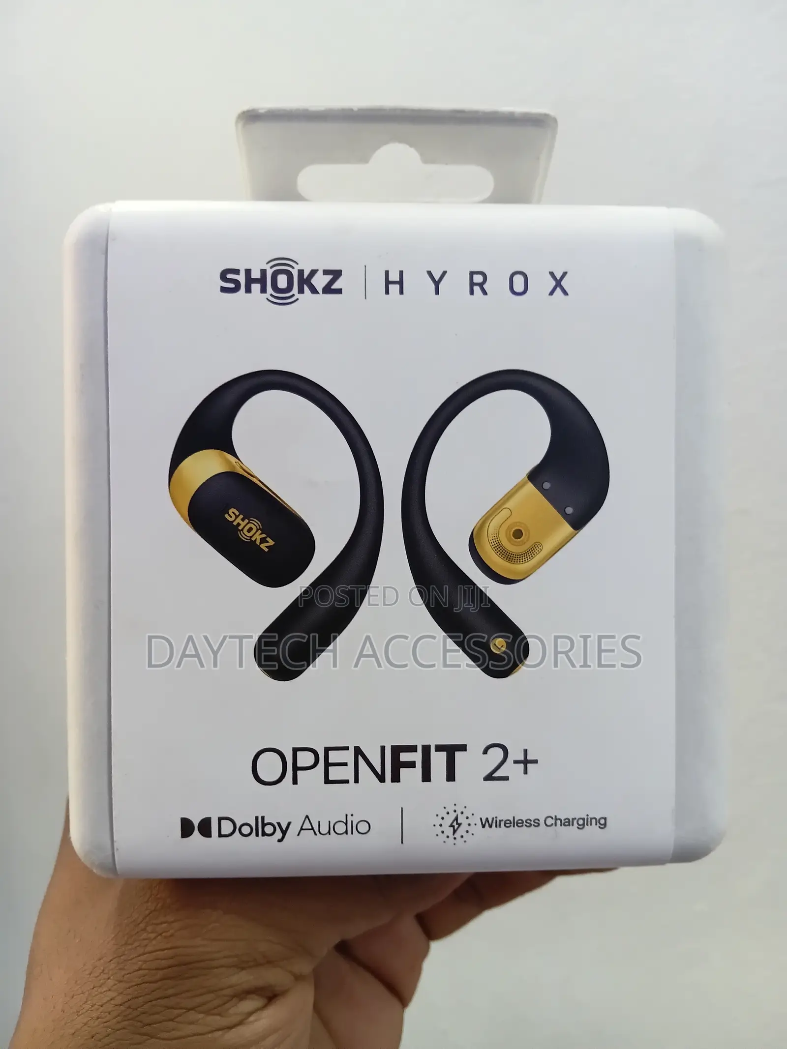 Shokz OpenFit 2+ Open-Ear Wireless Earbuds Dolby Audio, Secure Fit