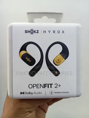 Shokz OpenFit 2+ Open-Ear Wireless Earbuds Dolby Audio, Secure Fit