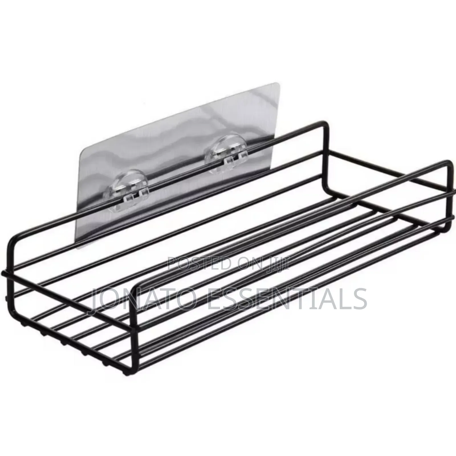 Heavy Duty No Drill Bathroom Wall Shelf Kitchen Storage Rack