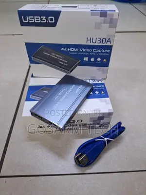 HU30A HDMI Video Capture Card for Streaming, Recording and Gaming