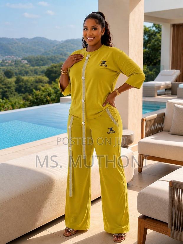CELINE Very Good Cotton Tracksuit Fabric