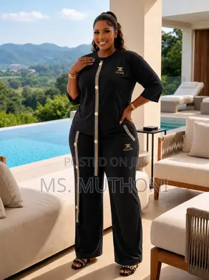 CELINE Very Good Cotton Tracksuit Fabric