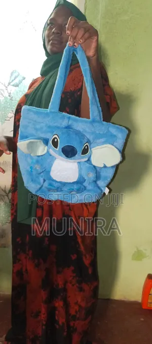 Cute Fluffy Stich Totebag