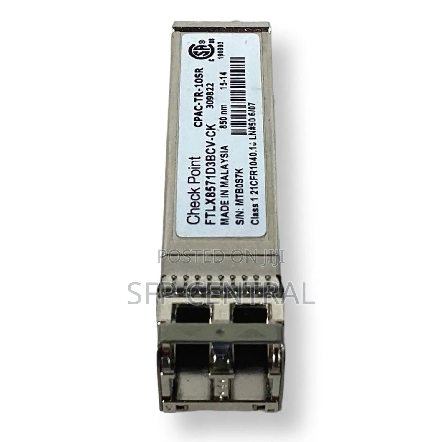 Check Point CPAC-TR-10SR-B 1/10GbE SFP+ Transceiver Module
