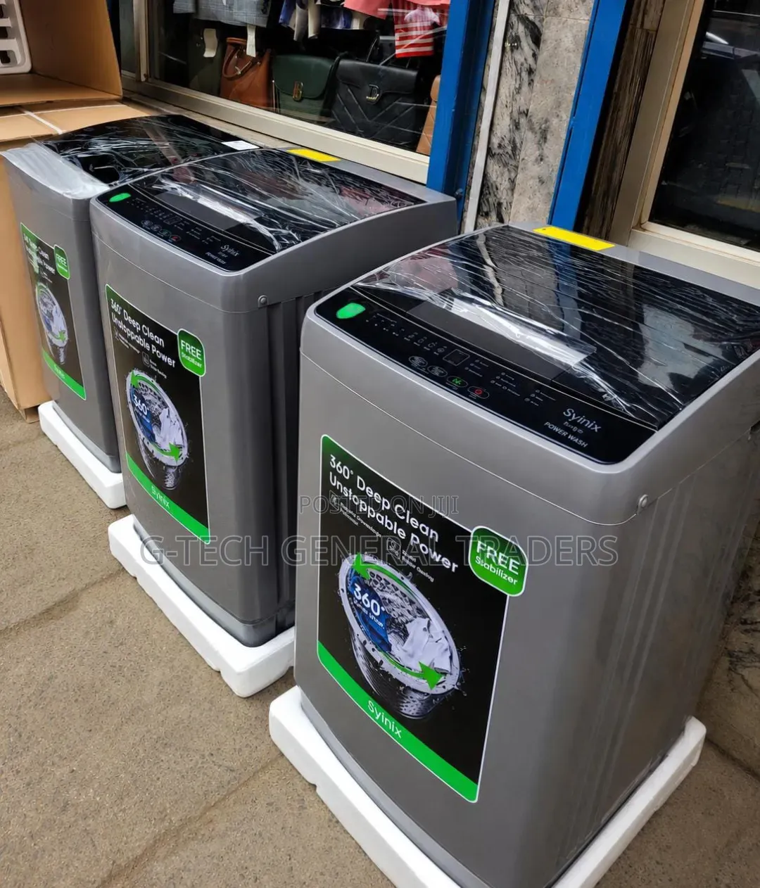 Syinix 10kg Fully Automatic Top Loader Washing Machine