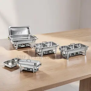 Wholesale Prices Food Warming 11L Stainless Steel Triple Chafing Dish