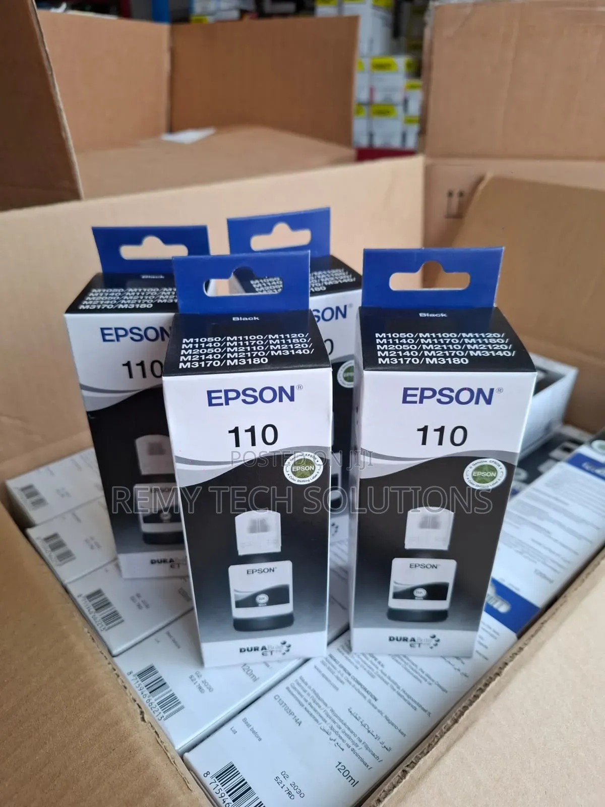 Epson 110,Ink Bottle 120 Ml Black