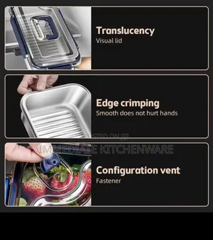 Food Grade Stainless Steel Large Capacity Leak Proof