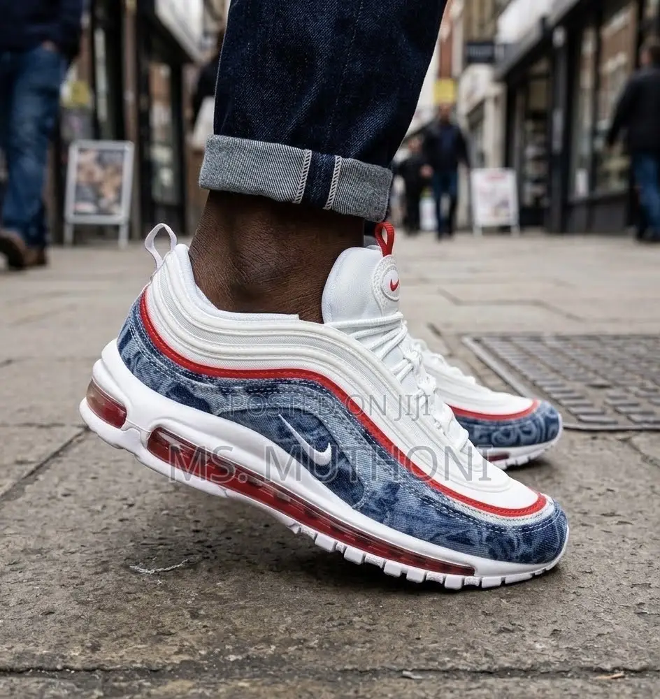 The Nike Air Max 97 'Denim Red' Streetwear Size 38-45