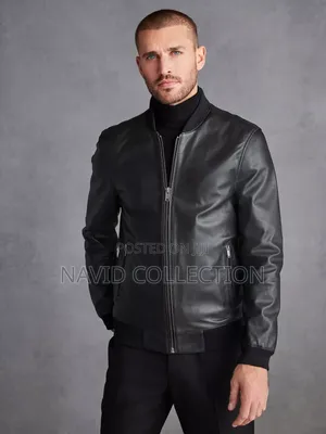 Black Signature Bombar Jacket