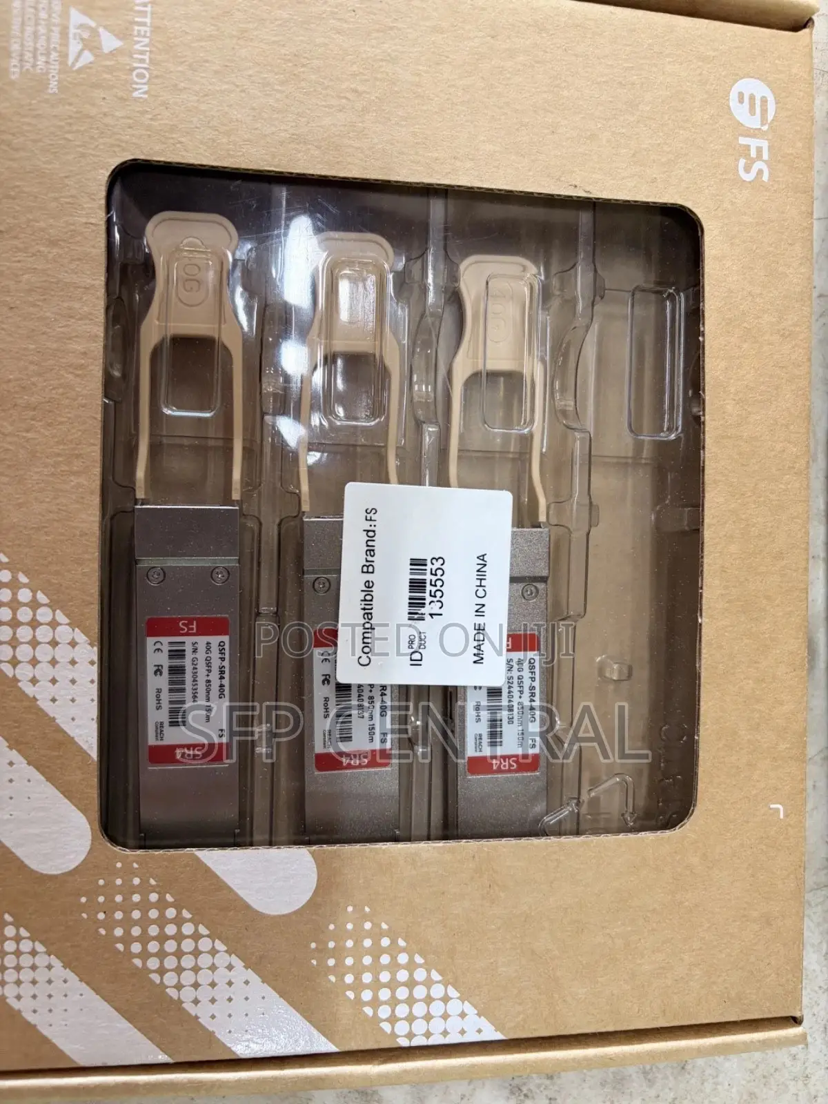 Fs QSFP-40g-Sr4-S Mpo Transceiver Module