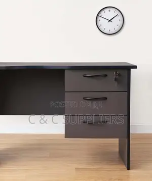 Custom Curved Gray Study Desk-120cm