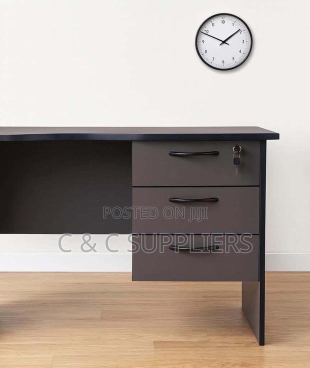 Custom Curved Gray Study Desk-120cm - thumbnail 3