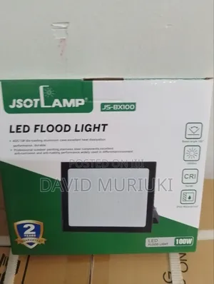 JSOT 100W Electric Floodlight for Security Outdoor Use