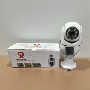 Advanced Color Night Vision Dual Lens PTZ WiFi Bulb Camera