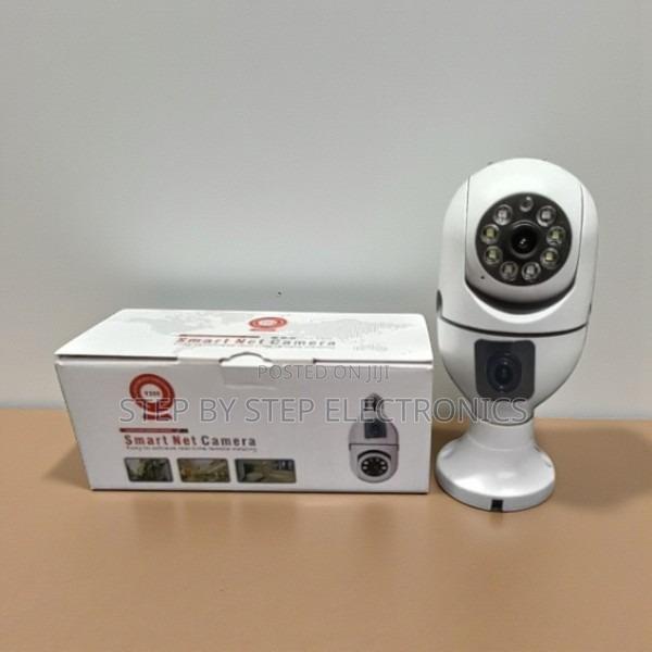 Advanced Color Night Vision Dual Lens PTZ WiFi Bulb Camera