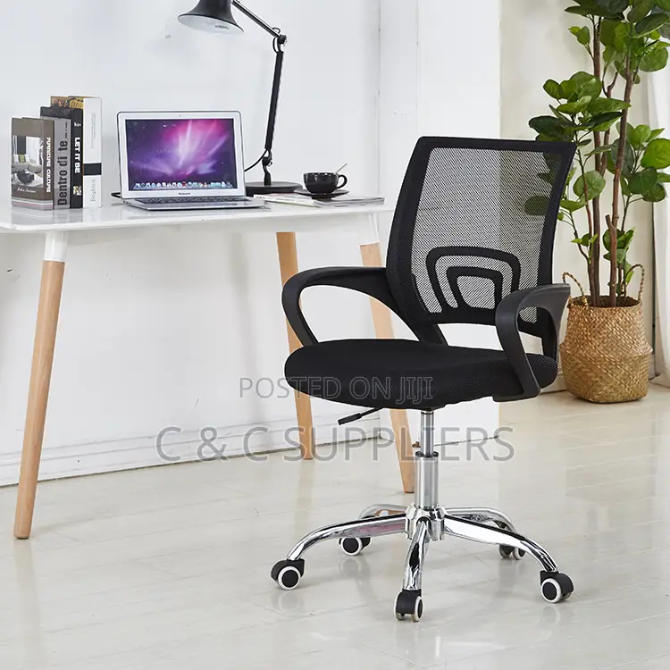 Mid Back Mesh Study Chair With Armrest