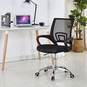 Mid Back Mesh Study Chair With Armrest
