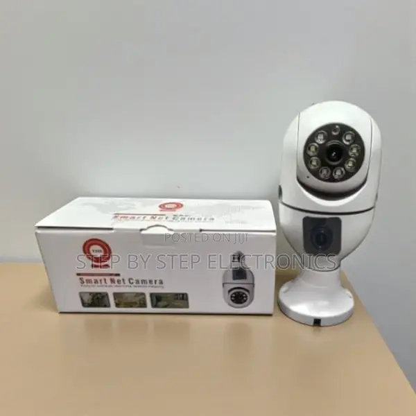 Powerful Color Night Vision Dual Lens PTZ WiFi Bulb Camera