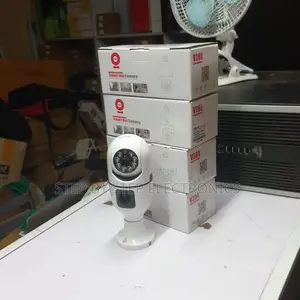 Wireless Color Night Vision Dual Lens PTZ WiFi Bulb Camera